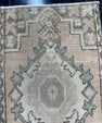 Turkish Mini Rug Oriental Hand Knotted Vintage Rug  1'5'' x  2'9'' #12142