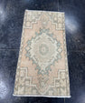 Turkish Mini Rug Oriental Hand Knotted Vintage Rug  1'5'' x  2'9'' #12142