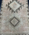 Turkish Mini Rug Oriental Hand Knotted Vintage Rug  1'6'' x  3'1'' #12138