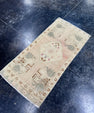 Turkish Mini Rug Oriental Hand Knotted Vintage Rug  1'7'' x  3'3'' #12141