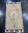 Turkish Mini Rug Oriental Hand Knotted Vintage Rug  1'6'' x  2'10'' #12131