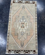 Turkish Mini Rug Oriental Hand Knotted Vintage Rug  1'6'' x  2'10'' #12131