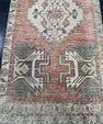 Turkish Mini Rug Oriental Hand Knotted Vintage Rug  1'7'' x  3'4'' #12133