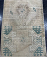 Turkish Mini Rug Oriental Hand Knotted Vintage Rug  1'5'' x  3' #12134