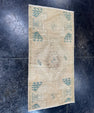 Turkish Mini Rug Oriental Hand Knotted Vintage Rug  1'5'' x  3' #12134