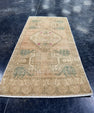 Turkish Mini Rug Oriental Hand Knotted Vintage Rug  1'8'' x  3'5'' #12136