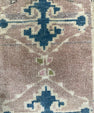 Turkish Mini Rug Oriental Hand Knotted Vintage Rug  1'2'' x  2' #12121