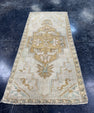 Turkish Mini Rug Oriental Hand Knotted Vintage Rug  1'7'' x  3'4'' #12119