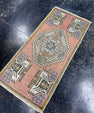 Turkish Mini Rug Oriental Hand Knotted Vintage Rug  1'7'' x  3'4'' #12117