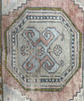 Turkish Mini Rug Oriental Hand Knotted Vintage Rug  1'9'' x  2'10'' #12116