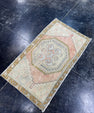 Turkish Mini Rug Oriental Hand Knotted Vintage Rug  1'9'' x  2'10'' #12116