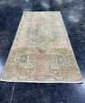 Turkish Mini Rug Oriental Hand Knotted Vintage Rug  1'6'' x  2'11'' #12115