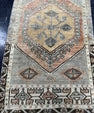 Turkish Mini Rug Oriental Hand Knotted Vintage Rug  1'8'' x  3'2'' #12114