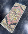Turkish Mini Rug Oriental Hand Knotted Vintage Rug  1'6'' x  3'4'' #12113