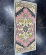 Turkish Mini Rug Oriental Hand Knotted Vintage Rug  1'6'' x  3'4'' #12113