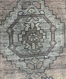 Turkish Mini Rug Oriental Hand Knotted Vintage Rug  1'7'' x  3'6'' #12127