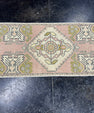 Turkish Mini Rug Oriental Hand Knotted Vintage Rug  1'6'' x  3'1'' #12126