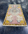 Turkish Mini Rug Oriental Hand Knotted Vintage Rug  1'6'' x  3' #12129