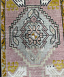Turkish Mini Rug Oriental Hand Knotted Vintage Rug  1'6'' x  3' #12129