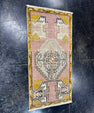 Turkish Mini Rug Oriental Hand Knotted Vintage Rug  1'6'' x  3' #12129