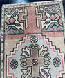 Turkish Mini Rug Oriental Hand Knotted Vintage Rug  1'6'' x  2'11'' #12123