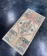 Turkish Mini Rug Oriental Hand Knotted Vintage Rug  1'6'' x  2'11'' #12123