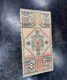 Turkish Mini Rug Oriental Hand Knotted Vintage Rug  1'6'' x  2'11'' #12123