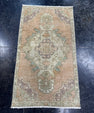Turkish Mini Rug Oriental Hand Knotted Vintage Rug  1'6'' x  2'9'' #12122