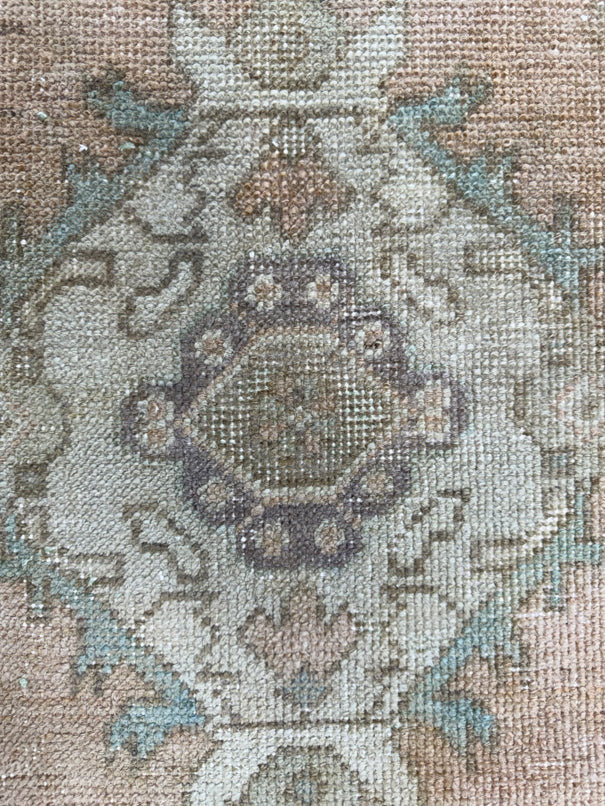 Turkish Mini Rug Oriental Hand Knotted Vintage Rug  1'6'' x  2'9'' #12122