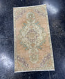 Turkish Mini Rug Oriental Hand Knotted Vintage Rug  1'6'' x  2'9'' #12122