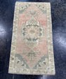 Turkish Mini Rug Oriental Hand Knotted Vintage Rug  1'6'' x  2'10'' #12104