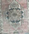 Turkish Mini Rug Oriental Hand Knotted Vintage Rug  1'6'' x  2'10'' #12104