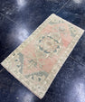 Turkish Mini Rug Oriental Hand Knotted Vintage Rug  1'6'' x  2'10'' #12104