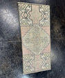 Turkish Mini Rug Oriental Hand Knotted Vintage Rug  1'3'' x  2'8'' #12105