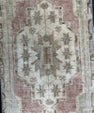 Turkish Mini Rug Oriental Hand Knotted Vintage Rug  1'4'' x  3'6'' #12103