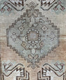 Turkish Mini Rug Oriental Hand Knotted Vintage Rug  1'5'' x  2'8'' #12100