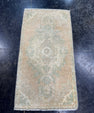 Turkish Mini Rug Oriental Hand Knotted Vintage Rug  1'4'' x  2'7'' #12097