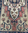 Turkish Mini Rug Oriental Hand Knotted Vintage Rug  1'7'' x  3'3'' #12095