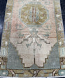 Turkish Mini Rug Oriental Hand Knotted Vintage Rug  1'6'' x  3' #12089