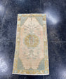 Turkish Mini Rug Oriental Hand Knotted Vintage Rug  1'6'' x  3' #12089