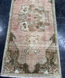 Turkish Mini Rug Oriental Hand Knotted Vintage Rug  1'5'' x  3' #12082