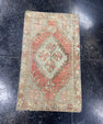 Turkish Mini Rug Oriental Hand Knotted Vintage Rug  1'7'' x  2'7'' #12088