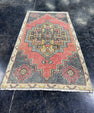 Turkish Mini Rug Oriental Hand Knotted Vintage Rug  1'7'' x  2'11'' #12085