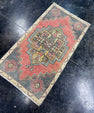 Turkish Mini Rug Oriental Hand Knotted Vintage Rug  1'7'' x  2'11'' #12085