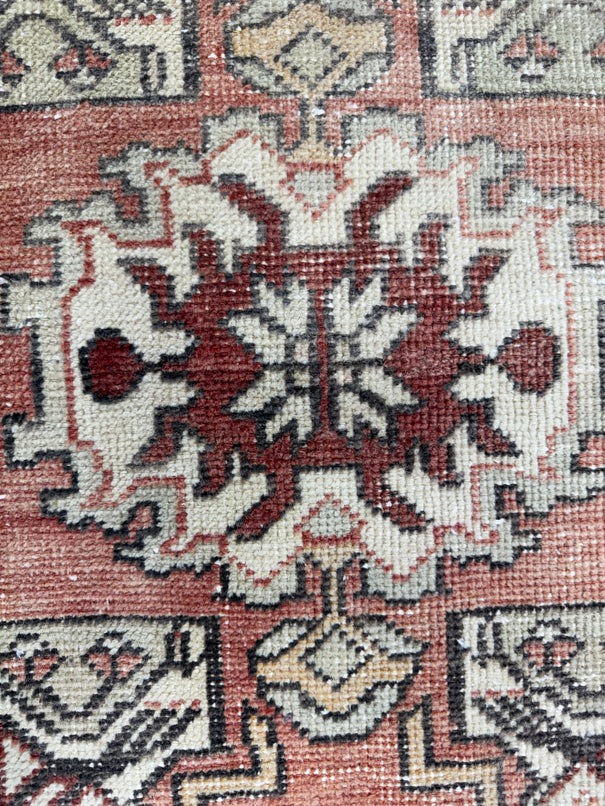 Turkish Mini Rug Oriental Hand Knotted Vintage Rug  1'7'' x  2'9'' #12094