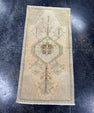 Turkish Mini Rug Oriental Hand Knotted Vintage Rug  1'8'' x  3'3'' #12093