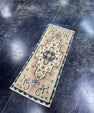 Turkish Mini Rug Oriental Hand Knotted Vintage Rug  1'4'' x  3'5'' #12090