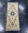 Turkish Mini Rug Oriental Hand Knotted Vintage Rug  1'4'' x  3'5'' #12090