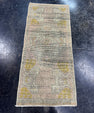 Turkish Mini Rug Oriental Hand Knotted Vintage Rug  1'6'' x  3'4'' #12091