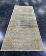 Turkish Mini Rug Oriental Hand Knotted Vintage Rug  1'6'' x  3'4'' #12091
